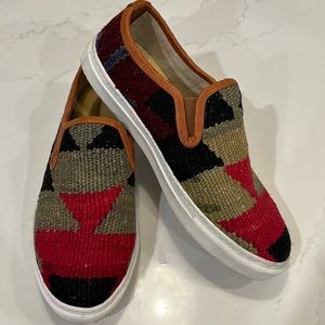 Res Ipsa kilim slip-on sneakers